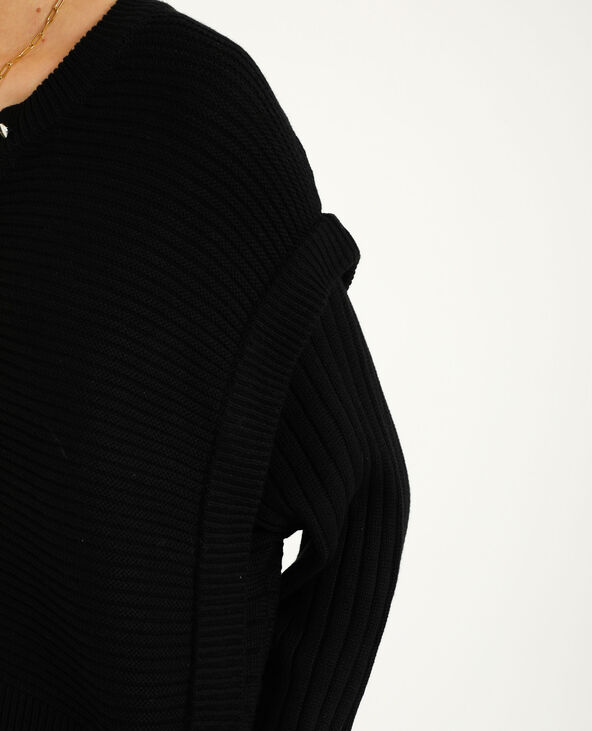 Gilet ample noir - Pimkie
