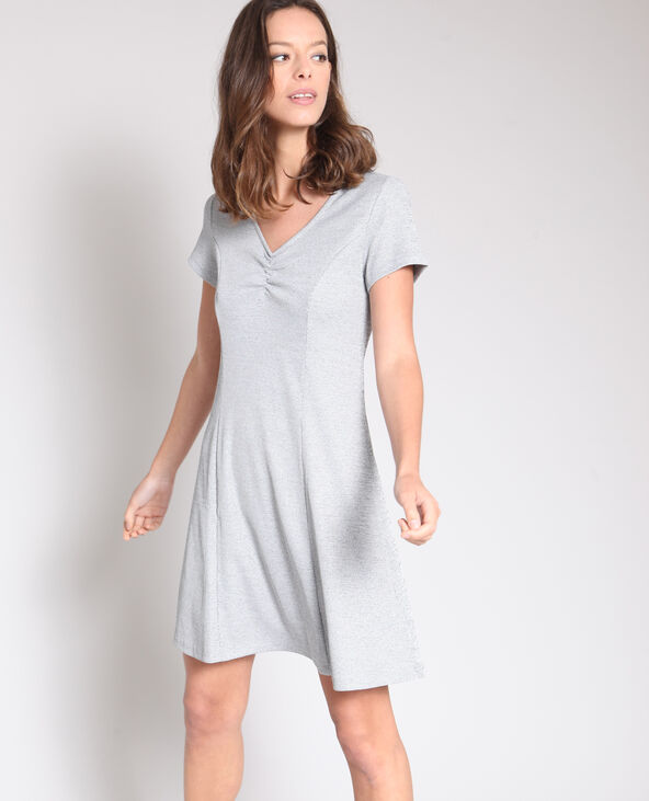 Robe patineuse grise clearance