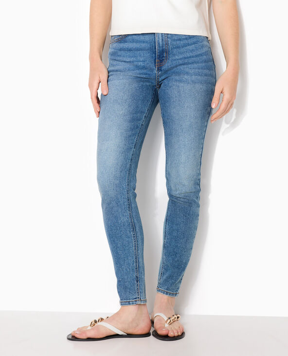 Jean skinny taille haute bleu - Pimkie