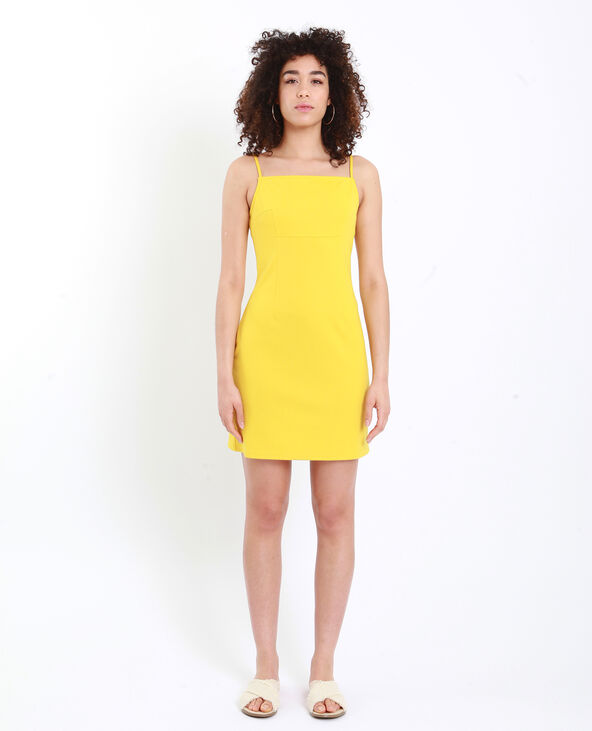Robe moulante jaune ocre - Pimkie