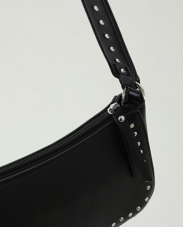 Sac porté épaule clouté noir - Pimkie