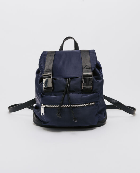 Sac à dos bimatière bleu - Pimkie