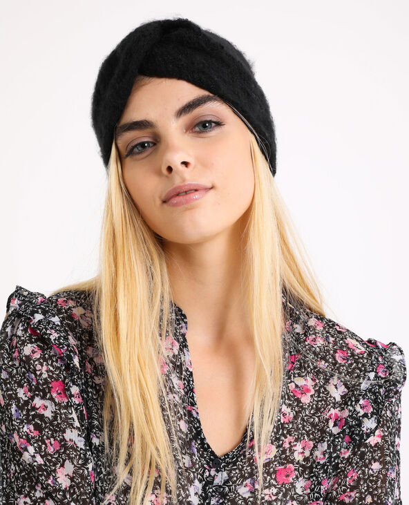 Bandeau en maille noir - Pimkie