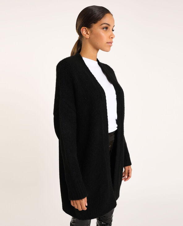 grand gilet noir femme