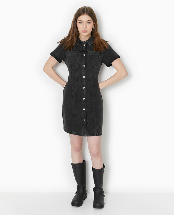 Robe chemise en jean pimkie outlet