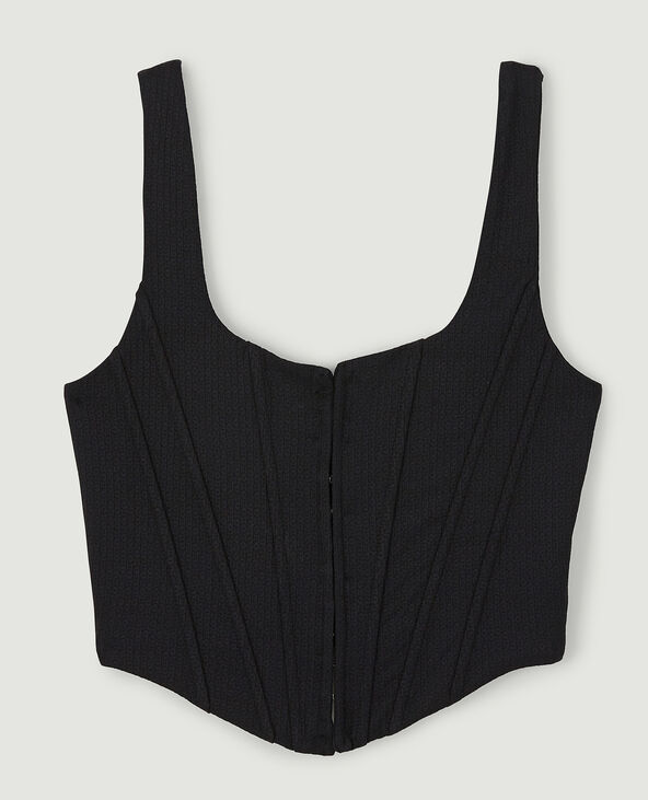 Brassière corset noir - Pimkie