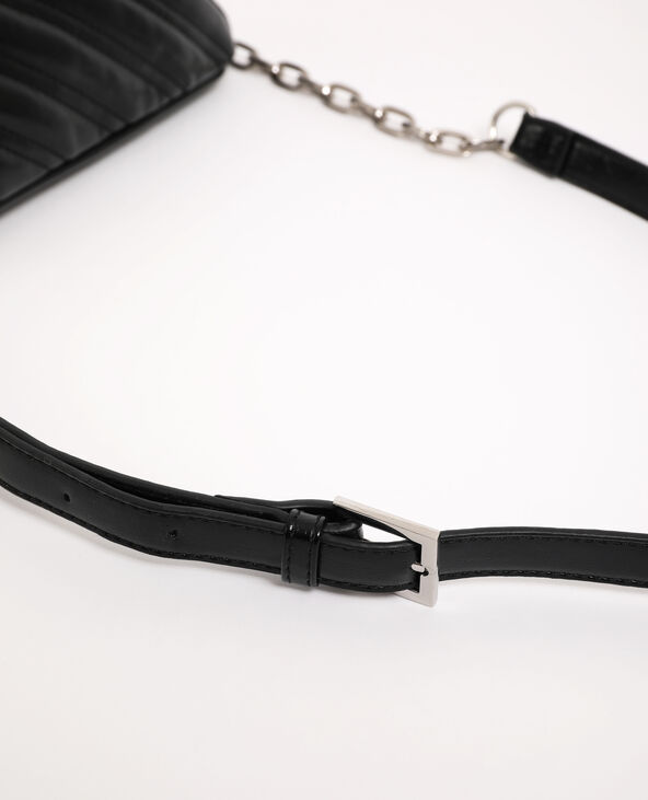 Sac banane matelassé noir - Pimkie