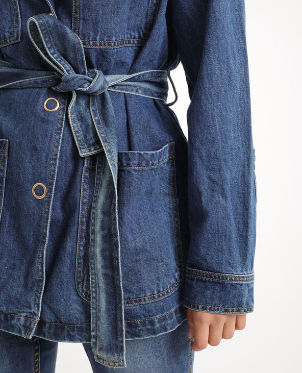 Veste en jean cheap longue pimkie