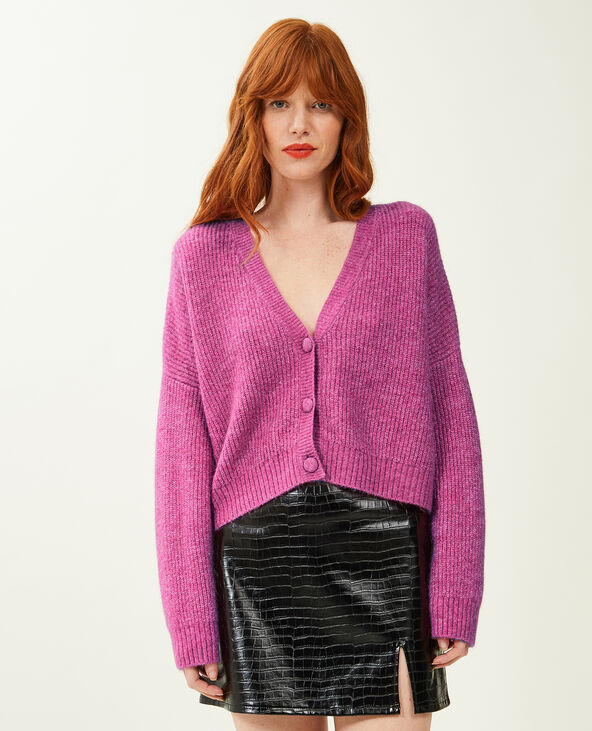 Gilet court rose fuchsia - Pimkie
