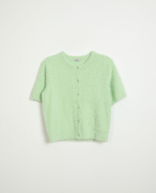 Gilet manches courtes vert clair - Pimkie