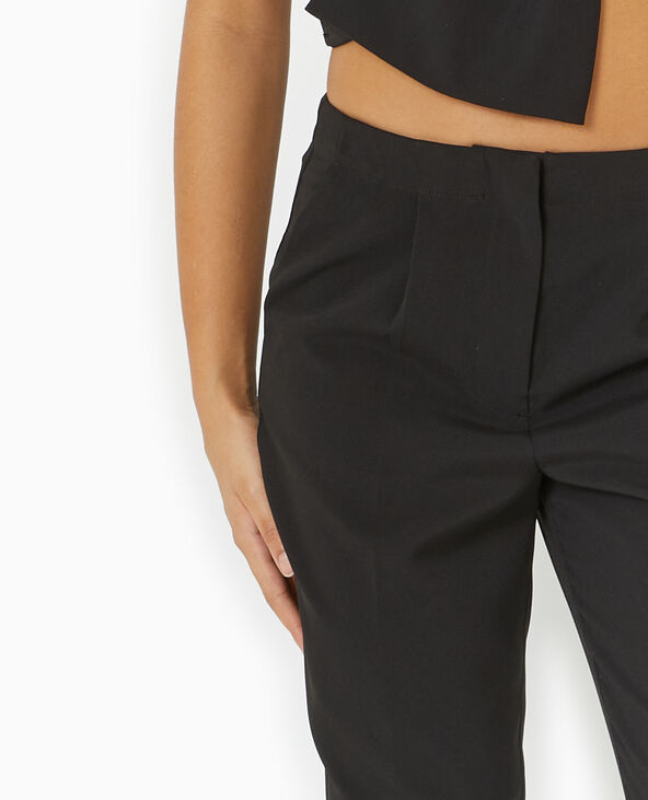 Pantalon city forme carotte noir - Pimkie