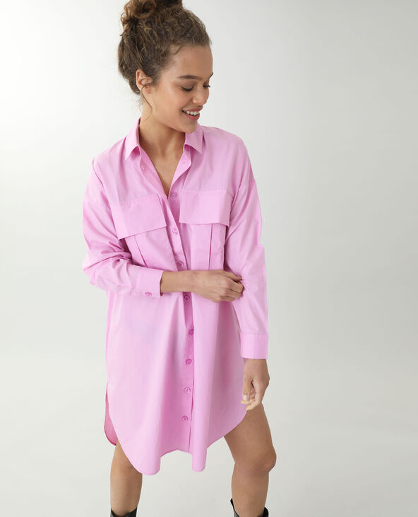 Robe chemise rose - Pimkie