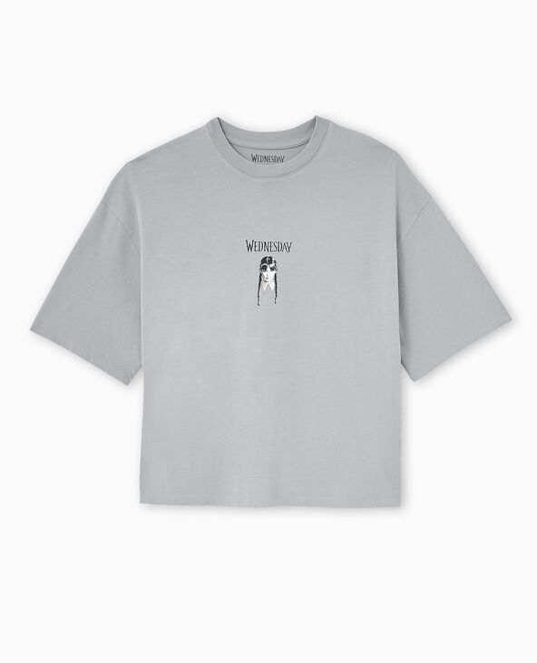 T-shirt WEDNESDAY gris - Pimkie