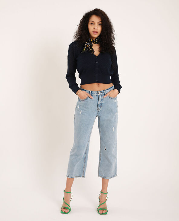 Gilet court bleu marine - Pimkie