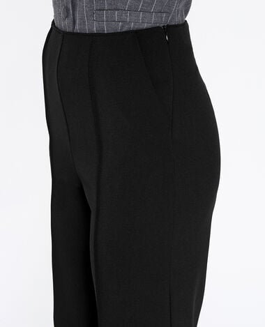 Pantalon droit avec coutures pincées noir - Pimkie