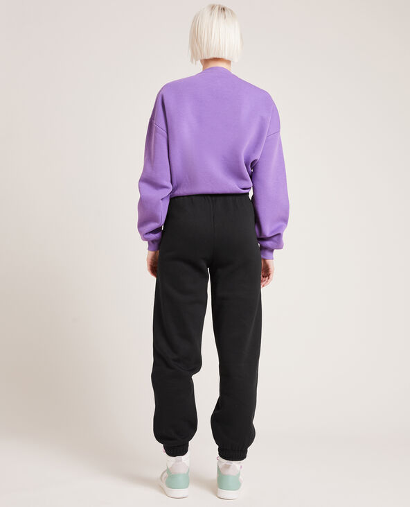 Pantalon de jogging en molleton noir - Pimkie