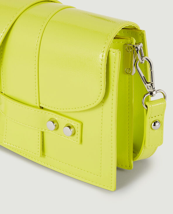 Sac boxy avec clous vert anis - Pimkie