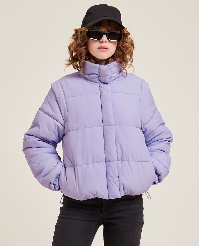 Doudoune courte violet - Pimkie