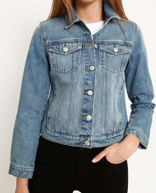 Veste en jean bleu - Pimkie