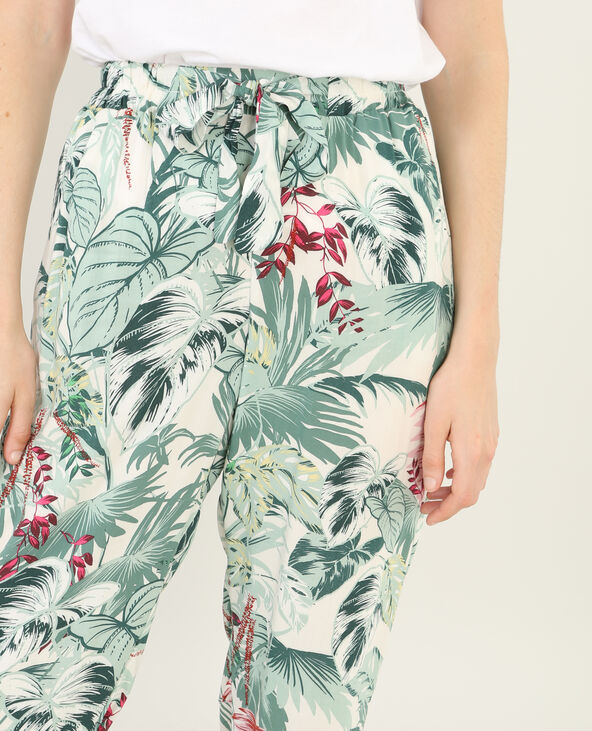 Pantalon fluide écru - Pimkie