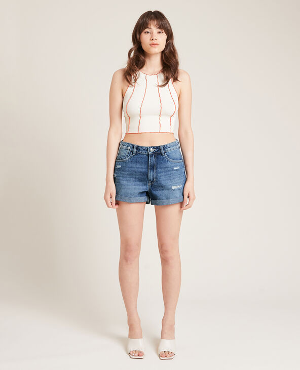 Short en jean bleu - Pimkie