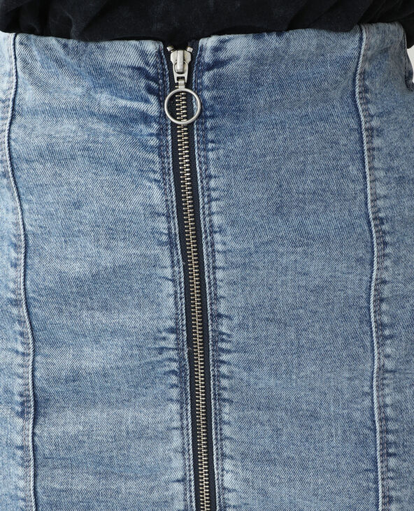 Jupe en jean Jean stoned - Pimkie
