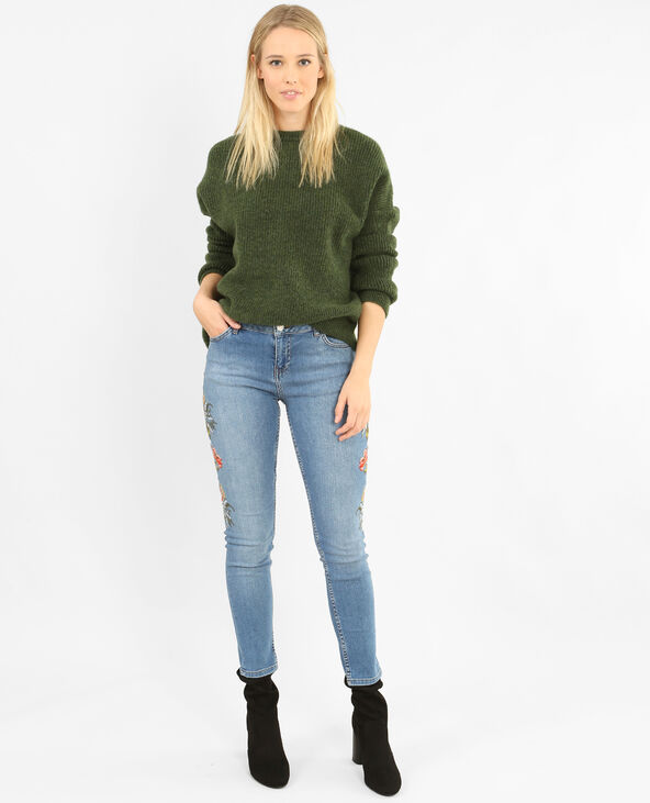 Pull chaud vert foncé - Pimkie