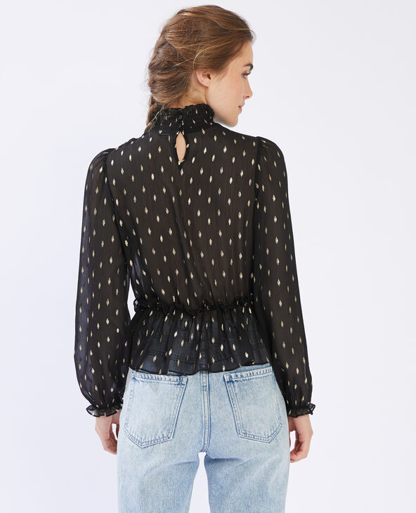 Chemisier transparent motifs brillants Pimkie