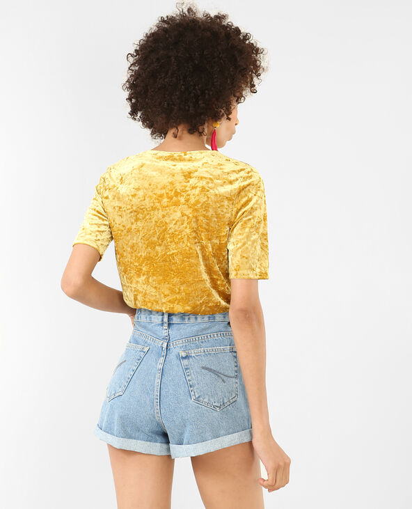 Body croisé jaune ocre - Pimkie