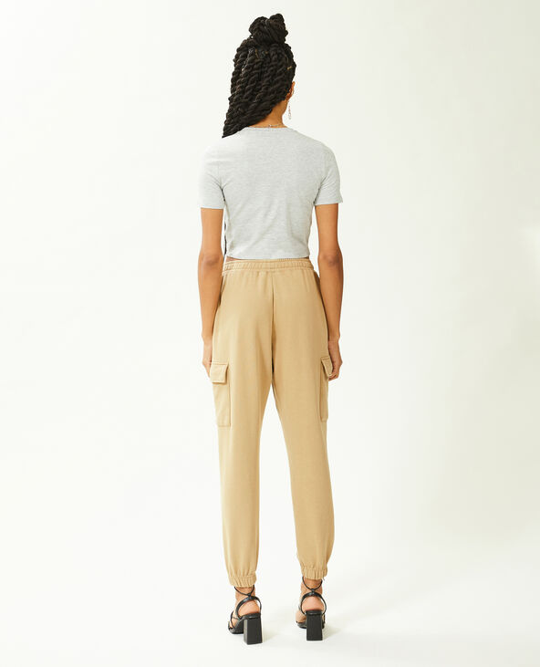 Pantalon de jogging cargo camel - Pimkie
