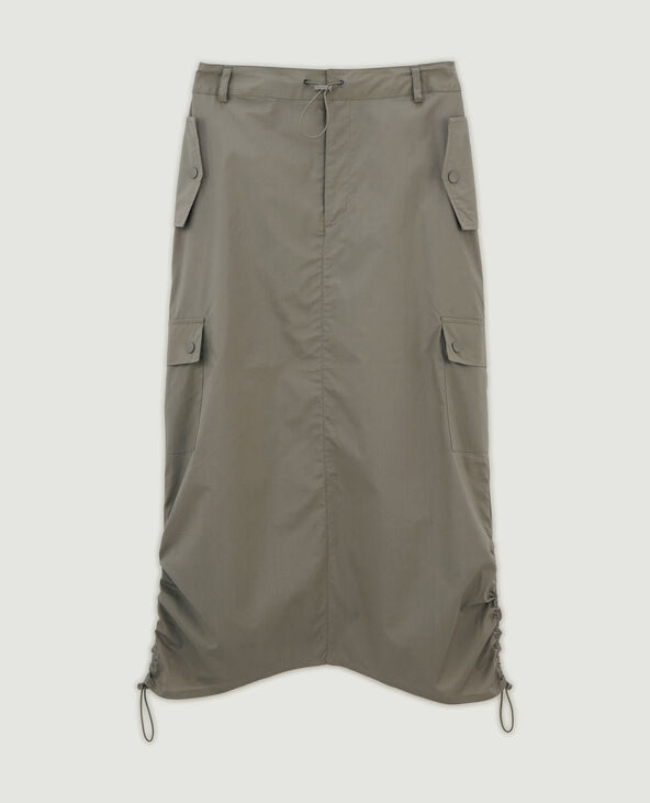 Jupe parachute vert kaki - Pimkie