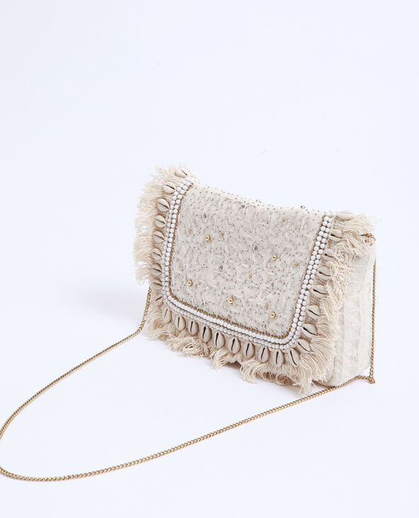 Sac bandoulière à bijoux rose clair - Pimkie