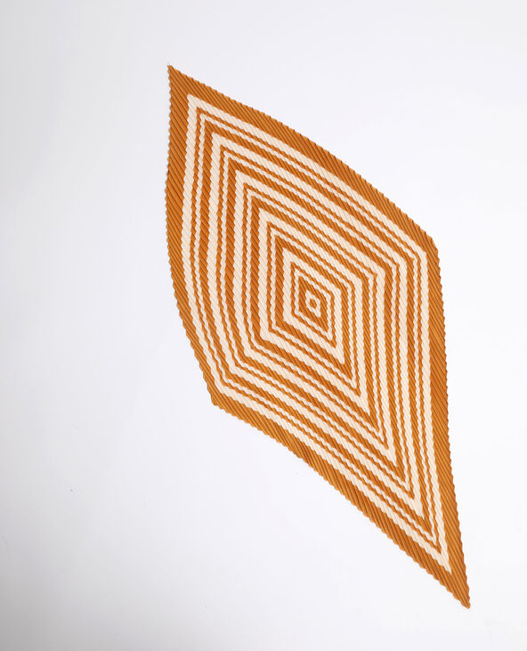 Foulard plissé orange - Pimkie