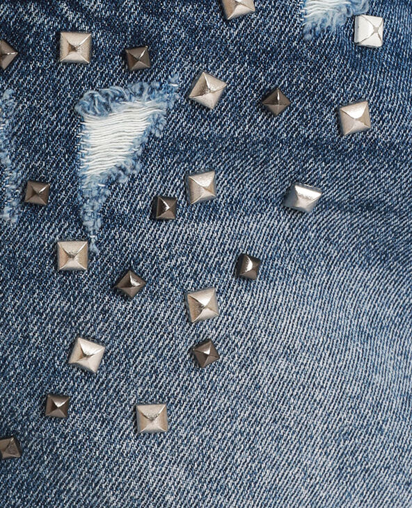 Jupe en jean bleu - Pimkie