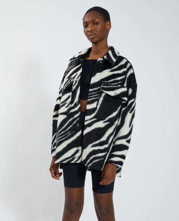 Surchemise zébrée noir - Pimkie