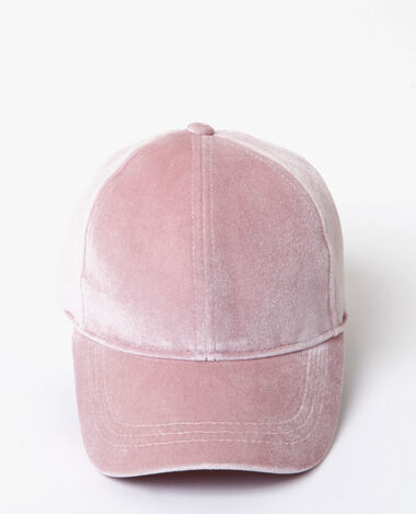 Casquette velours rose clair - Pimkie