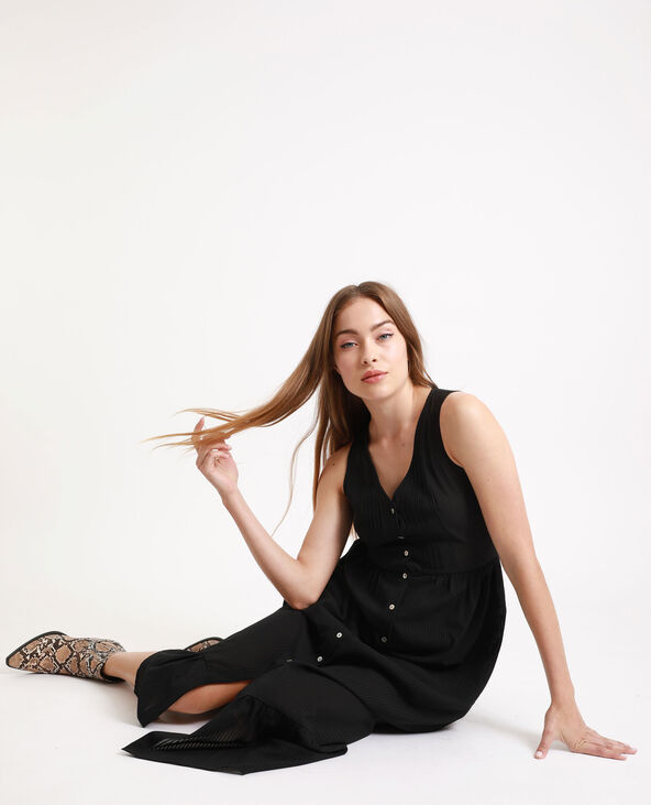 Robe longue boutonnee