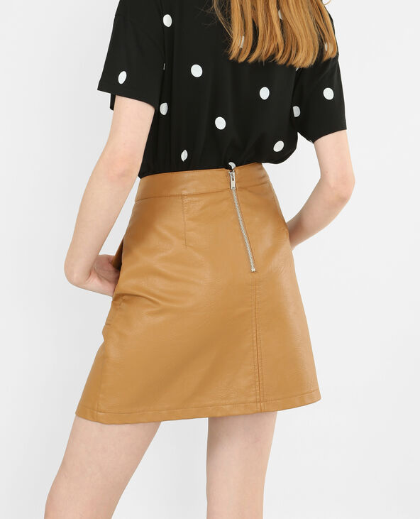 Jupe en simili cuir