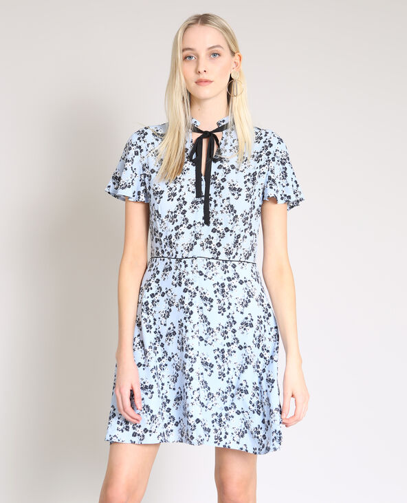 Robe à col montant bleu - Pimkie