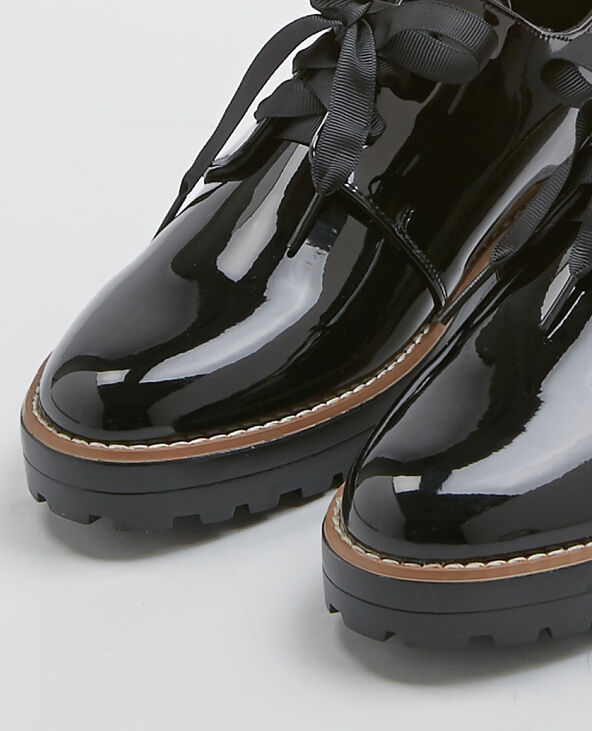 Derbies vernies noir - Pimkie