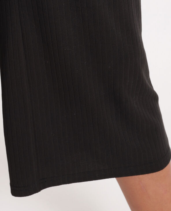 Pantalon cropped noir - Pimkie