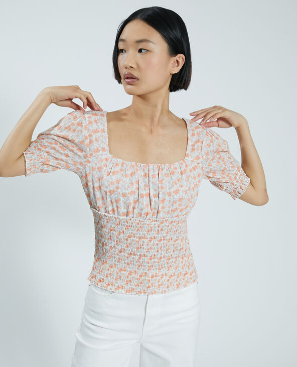 Top smock blanc - Pimkie