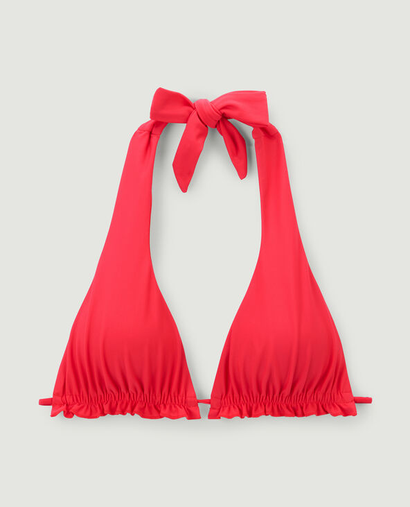 Haut de maillot de bain multiposition rouge - Pimkie