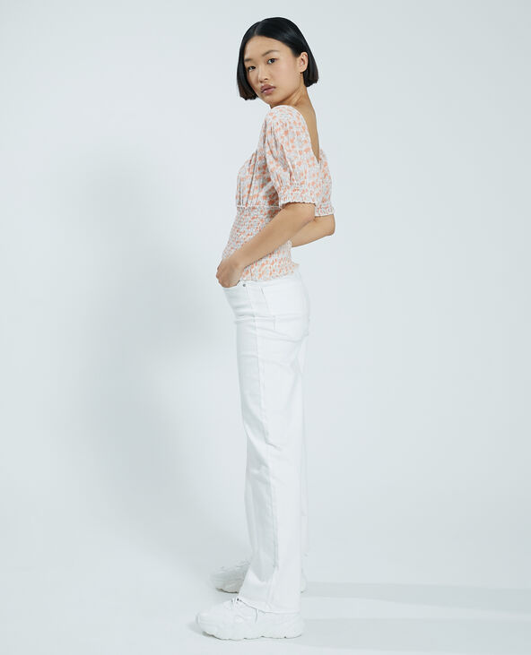 Top smock blanc - Pimkie