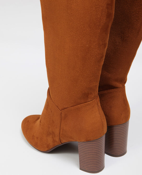 Bottes suédine marron - Pimkie