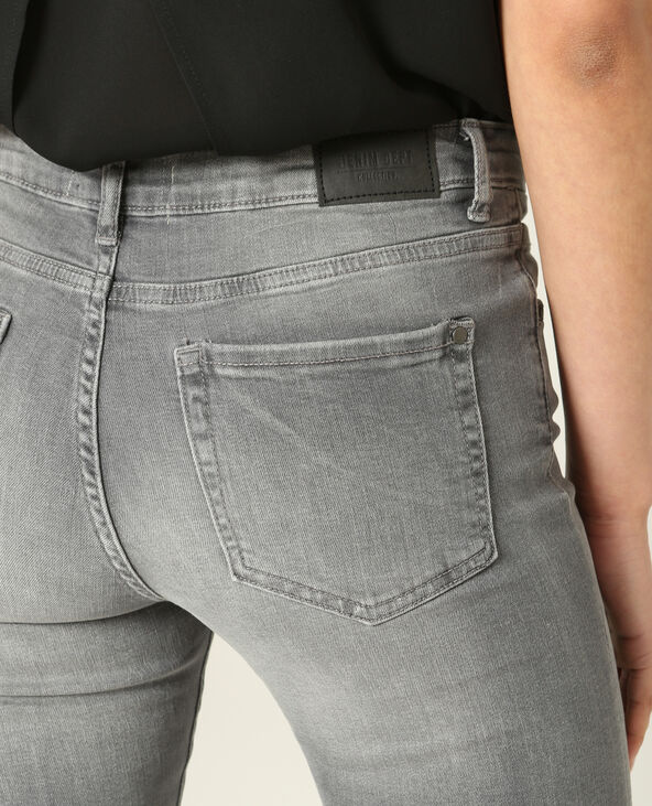 Jean skinny mid waist gris foncé - Pimkie