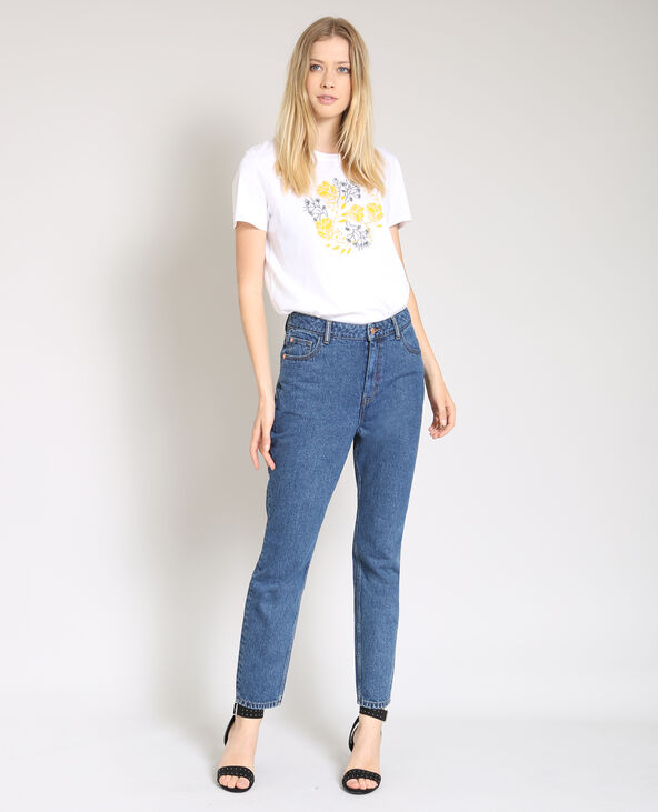 Jean mom bleu foncé - Pimkie