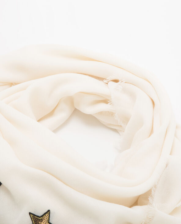 Foulard à patchs blanc - Pimkie
