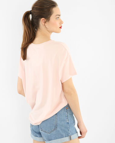 T-shirt patchs rose clair - Pimkie