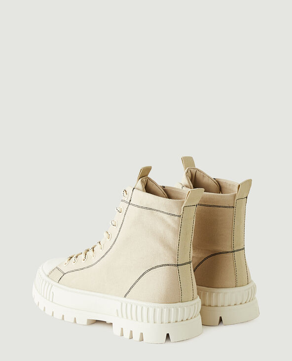 Baskets plateformes taupe - Pimkie